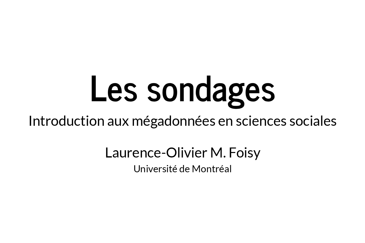 Aperçu du cours 4