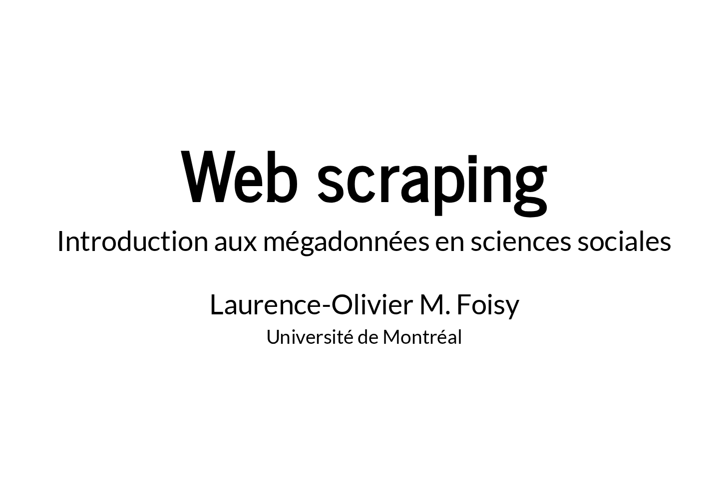 Aperçu du cours 7