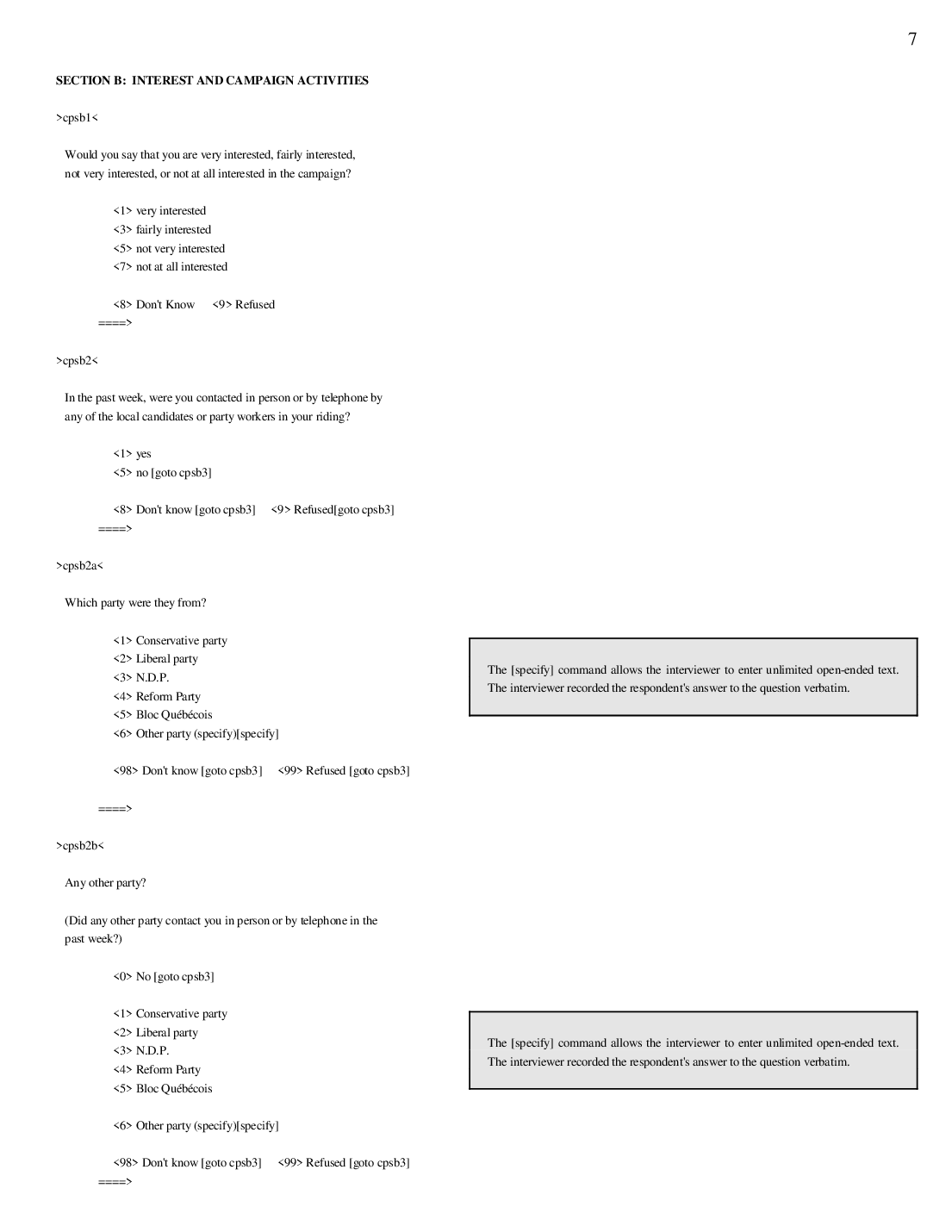 Codebook 1993, page 7